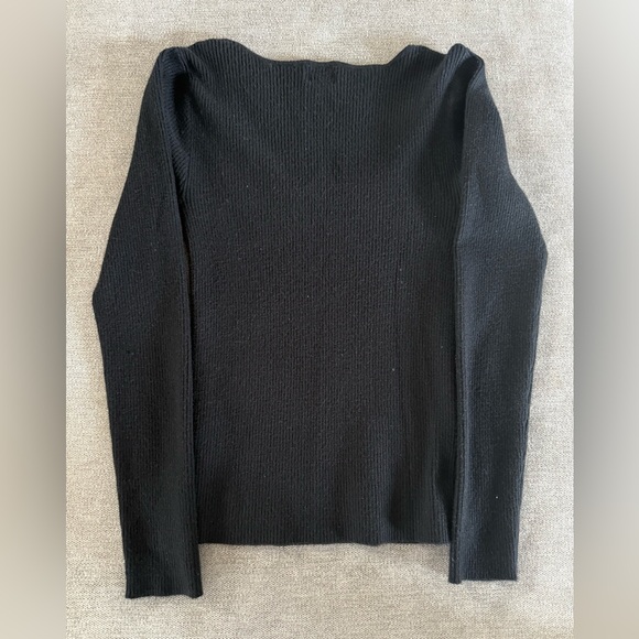 a new day Black Ribbed Sweater - Picture 2 of 4